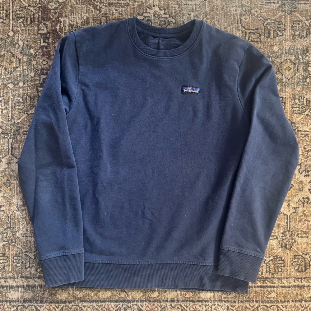 PATAGONIA Uprisal Crewneck Sweatshirt Men’s Medium Navy Blue EUC
